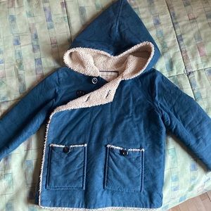 Hanna Andersson 90 (3T) corduroy Sherpa jacket